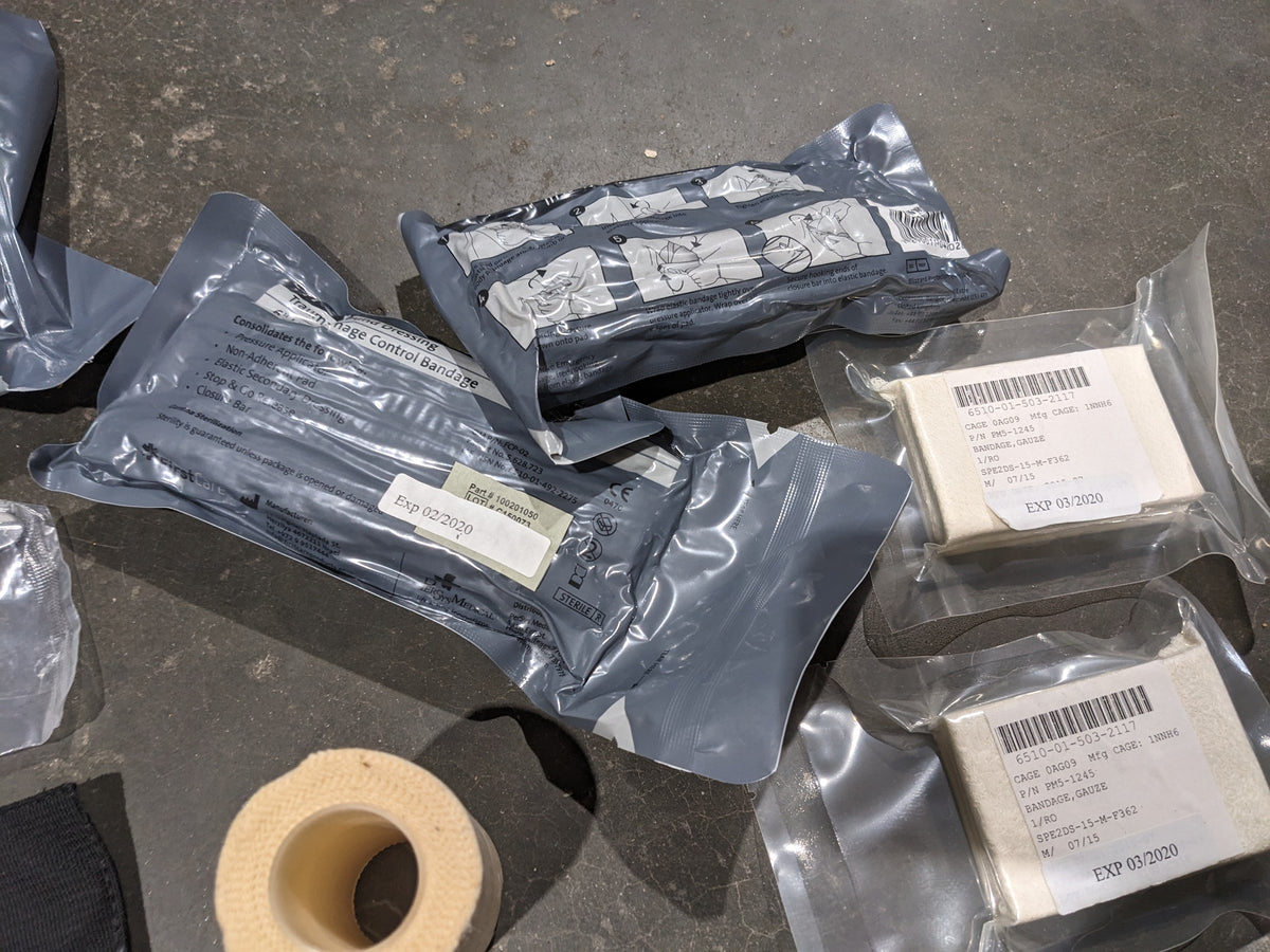 Integrated Medcraft LLC 1011-50002 Gauze Bandage - NSN 6510-01-503-2117 - inventory label