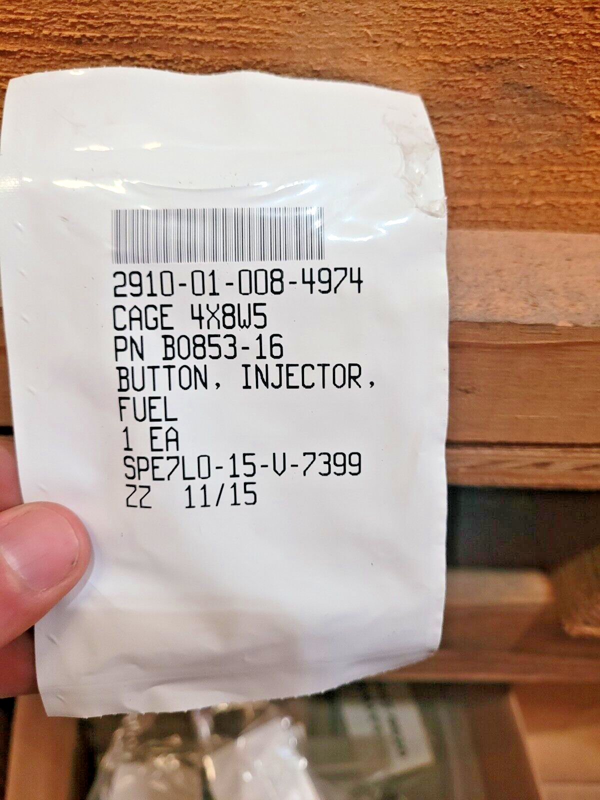 AMBAC M-88 ARV FUEL INJECTOR BUTTON NSN 2910-01-008-4974 P/N B0853-16