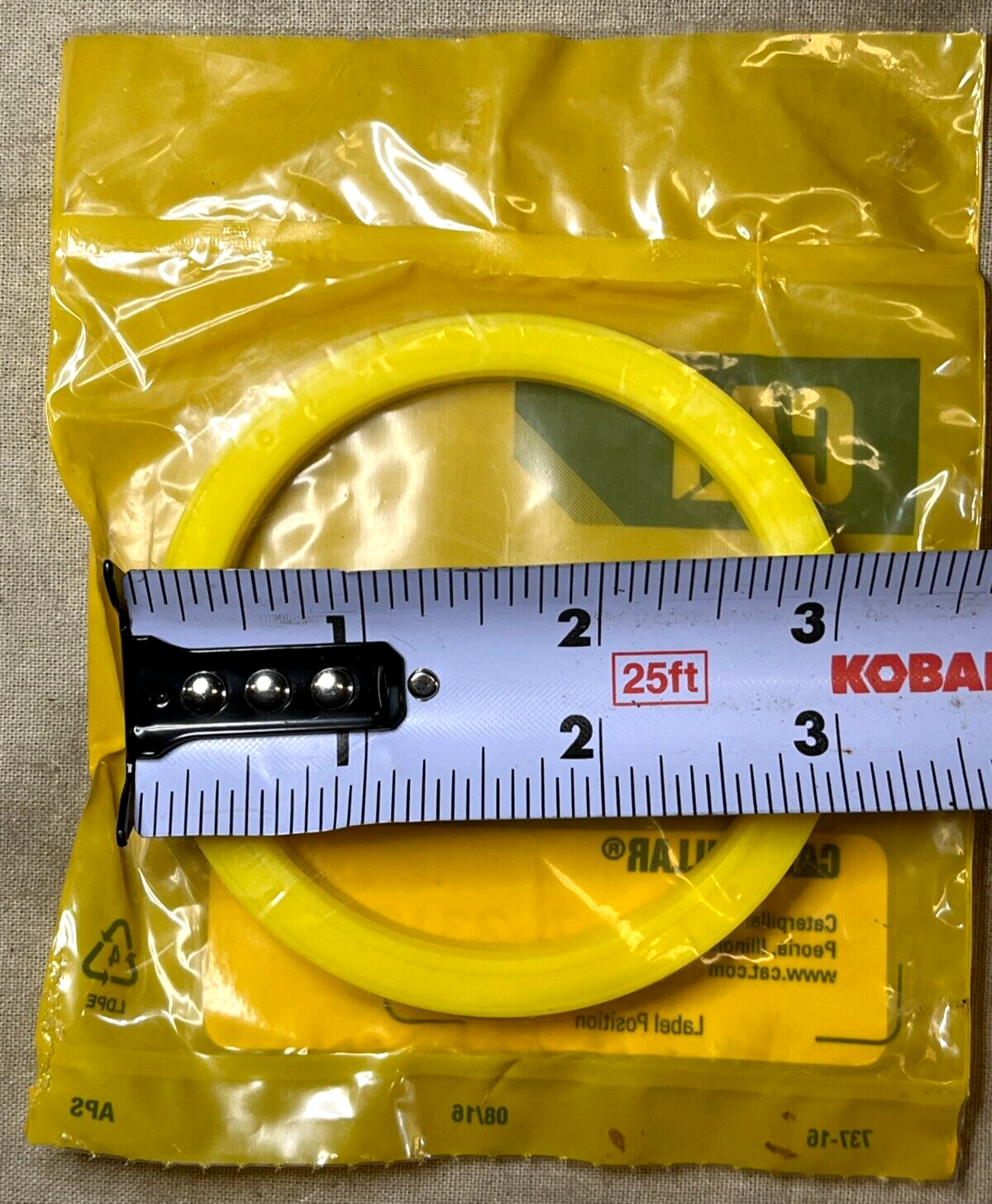 GENUINE CAT CATERPILLAR 167-2312 PREFORMED PACKING SEAL-U-CUP 5330-01-503-4448