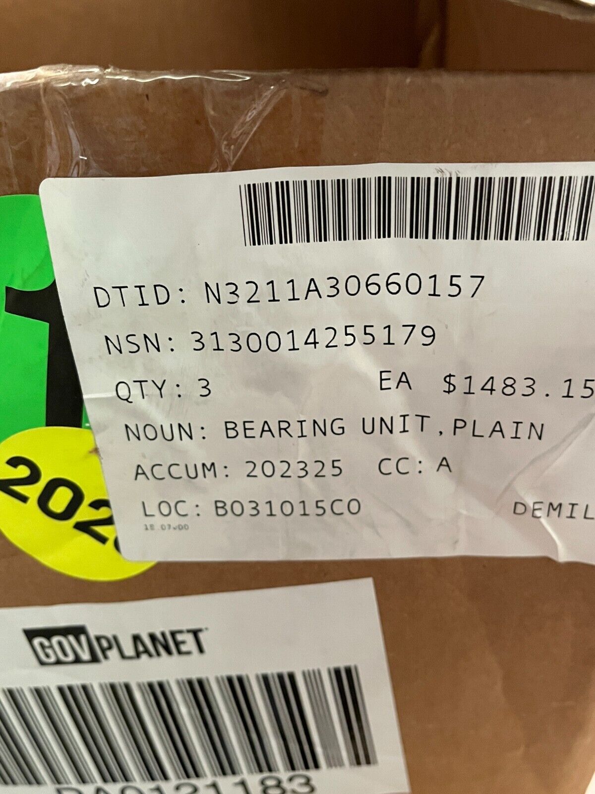 DESIGN STORAGE & HANDLING 5516490 PLAIN BEARING UNIT 4062 3130-01-425-5179 NOS