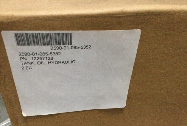 GENUINE MILITARY 5 TON M925 M925A1 M925A2 M926 12257126 OIL RESERVOIR TANK NOS