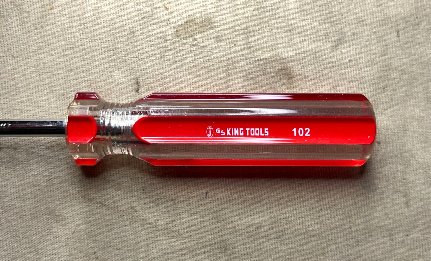 NEW GS KING TOOLS 102 CHROME VANADIUM SCREWDRIVER 6inch USA