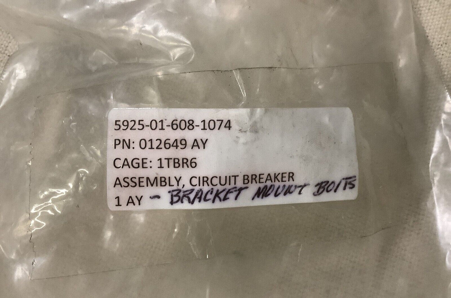 NITITEK 012649-AY CIRCUIT BREAKER ASSEMBLY, MK II 012649 5925-01-608-1074
