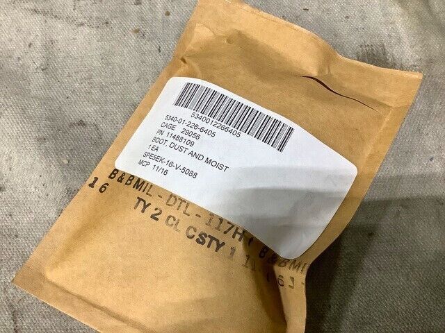 STINGER MISSILE DUST AND MOISTURE SEAL BOOT 11488109 10371895 5340-01-226-6405
