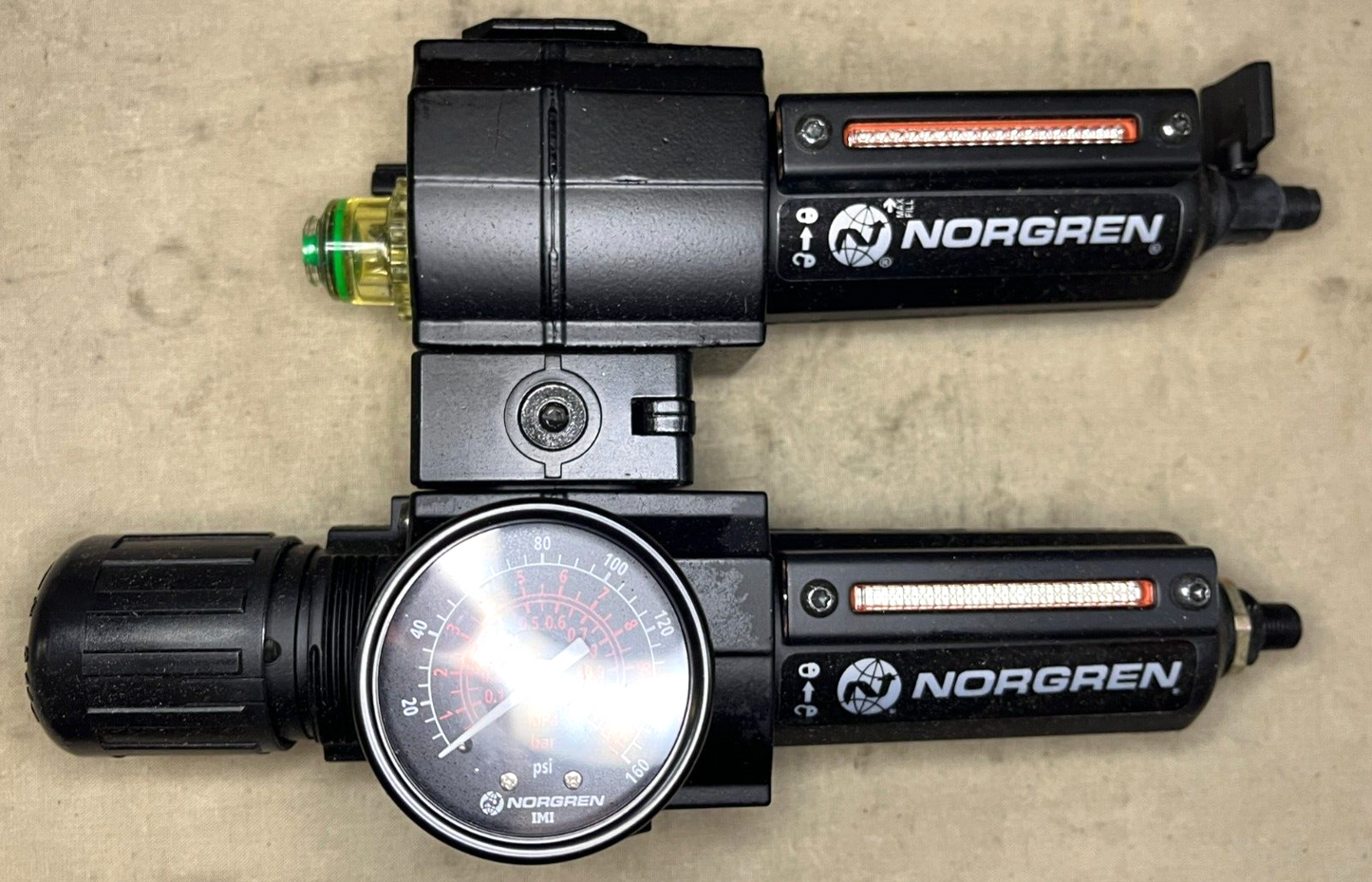NORGREN C73J-3AK-AD3-RMG-QDN FLUID PRESSURE REGULATING VALVE 4820-01-531-7298