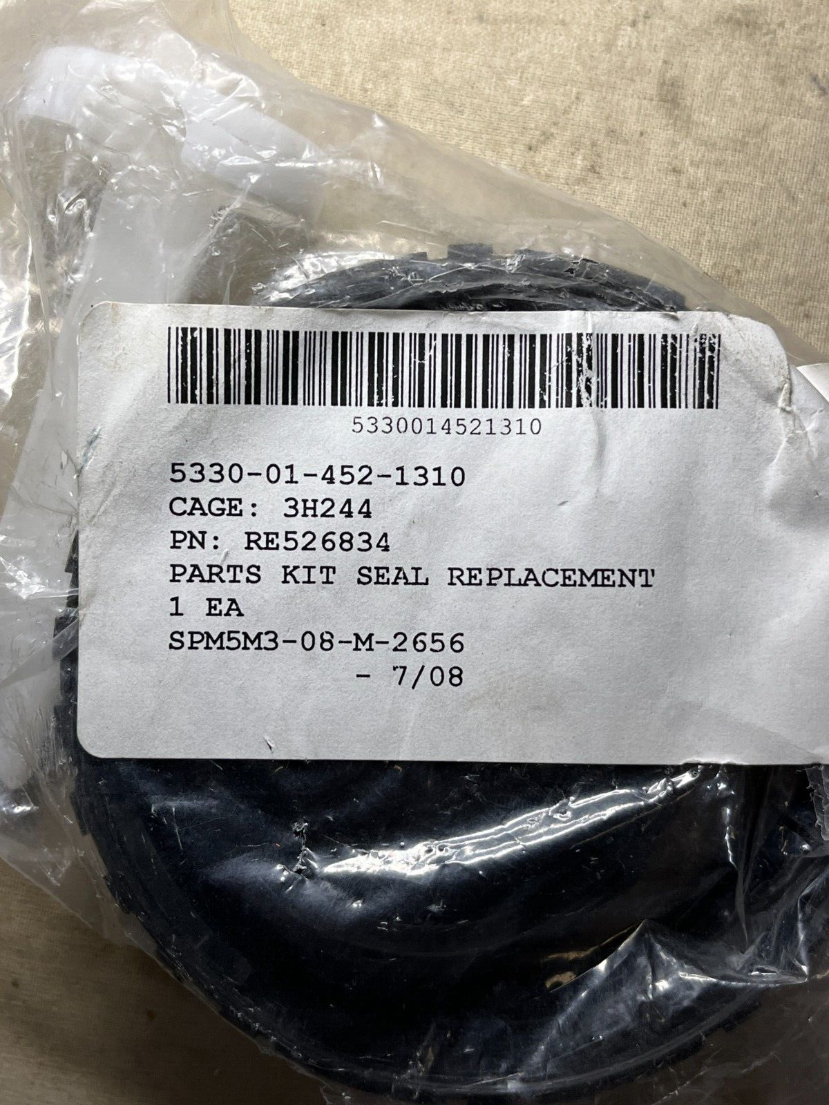 JOHN DEERE RE526834 MECHA SEAL REPLACEMENT PARTS KIT RE51649 5330-01-452-1310