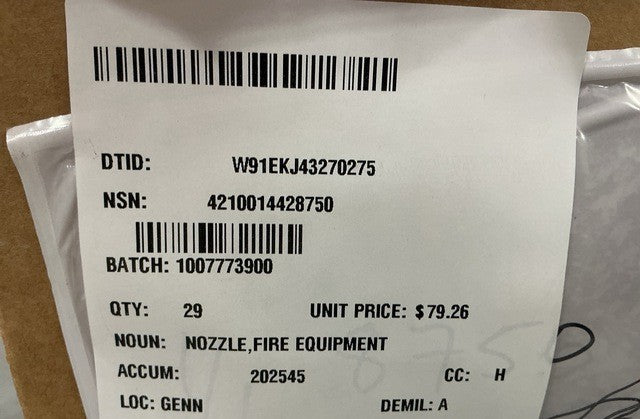 Twist Nozzle 55845-4 NSN 4210-01-442-8750 - photo 4