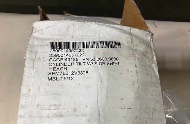 TX51-19M Forklift Terex 53.0600.0800 Cylinder Tilt w/Side Shift 2590-01-495-7222
