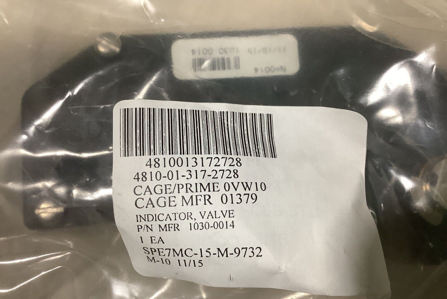 EMERSON PROCESS MANAGEMENT 1030-0014 VALVE OPENING INDICATOR 4810-01-317-2728