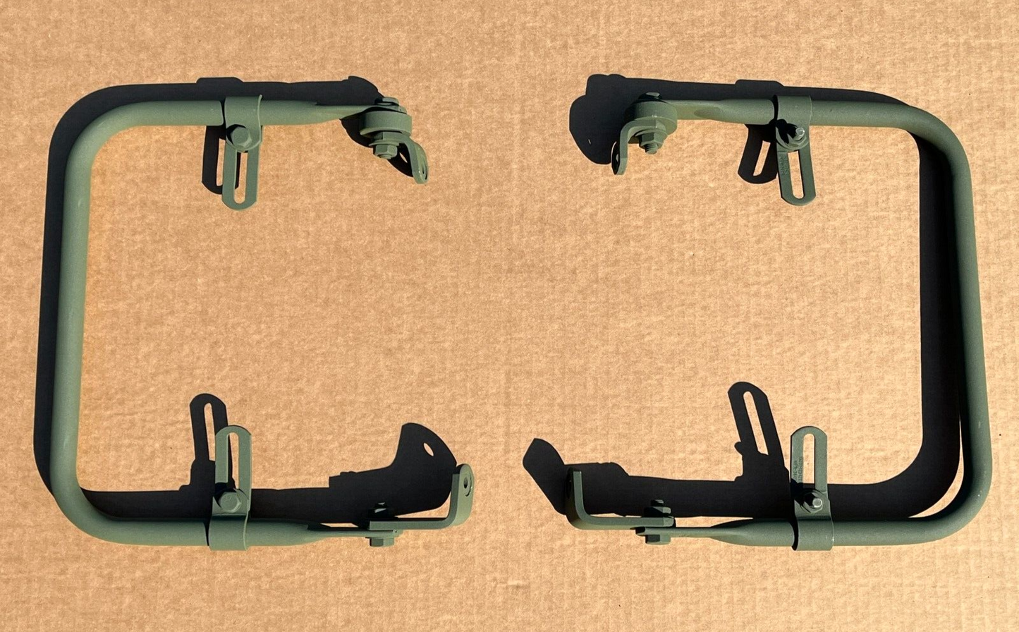 NEW HMMWV MIRROR ASSY SET, PAIR Humvee H1 HUMMER, M998 (12342129,12342130)GREEN