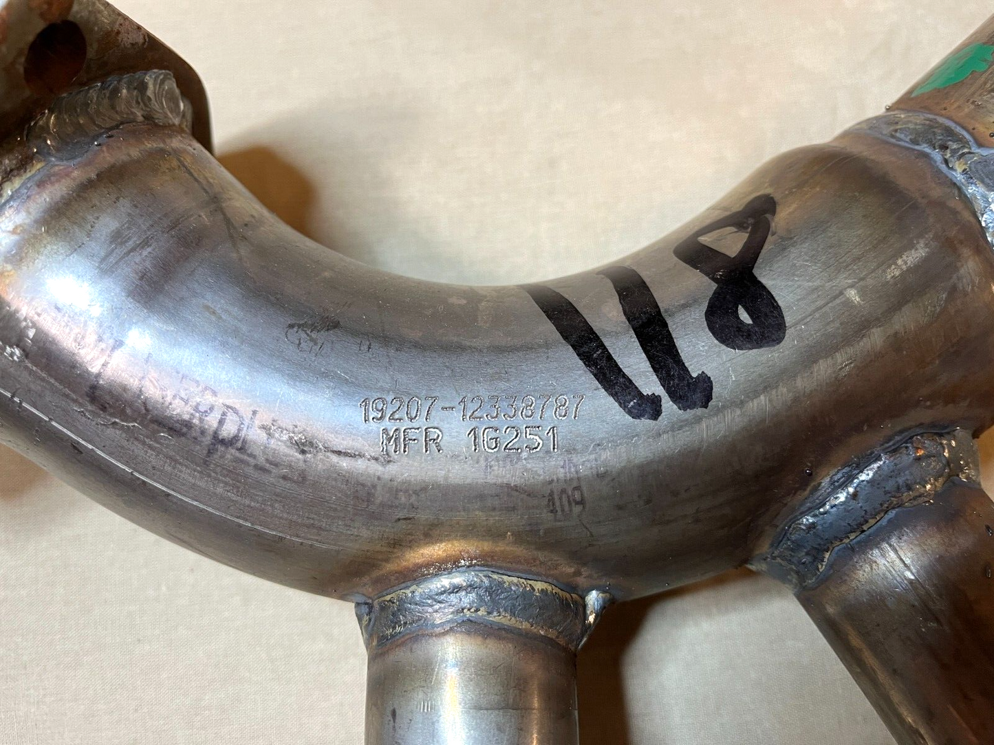 HMMWV M998 1 1/4-TON W/E AM GENERAL 12338787 EXHAUST MANIFOLD 2815-01-168-7918