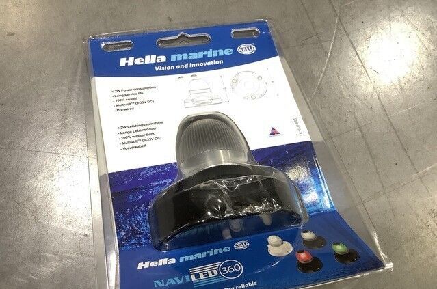HELLA 980910001 LED MARINE NAVIGATIONAL LIGHT FITS SMALL BOAT 6220-01-573-0066