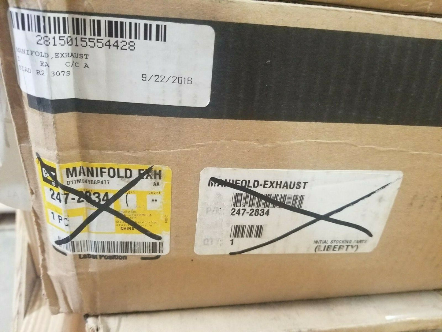 CATERPILLAR 2472834 MANIFOLD-E NEW Genuine Cat Manifold