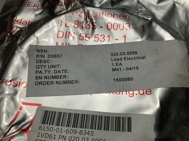 Jenoptik Advanced Systems NSN 6150-01-609-8345