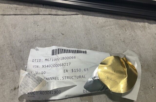 ARMATEC SURVIVABILITY AC86191-07 STRUCTURAL CHANNEL/RAIL 9540-20-006-8217