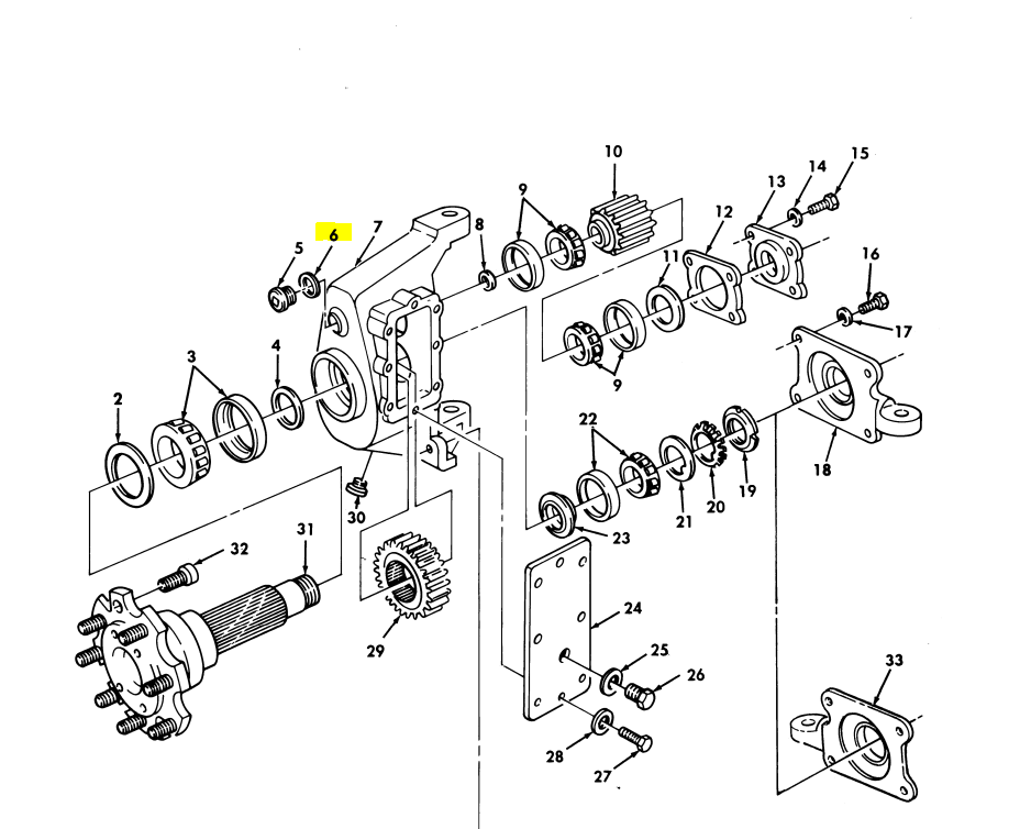 Humvee M998 Hummer H1 Geared Hub Washer 5573688 Military 1992-2006 H1