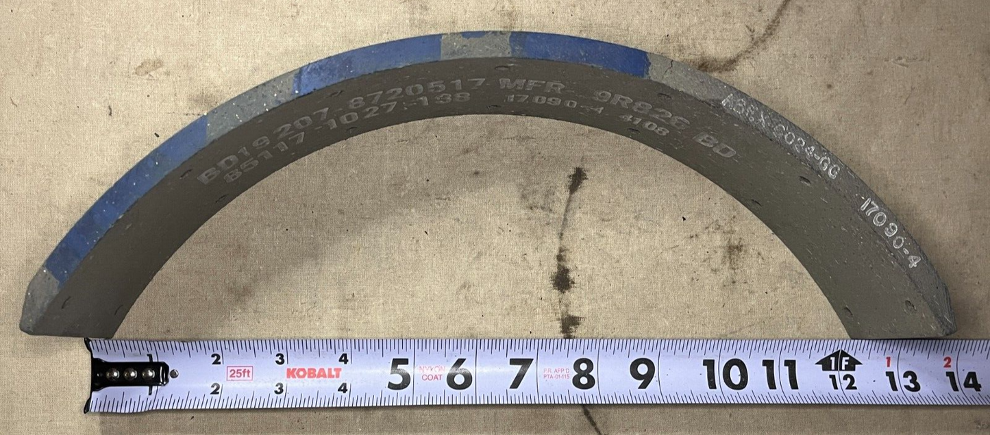 3/4TON TWO WHEEL TRAILER SINGLE BRAKE PAD LINER 8720517 2530-00-522-4183