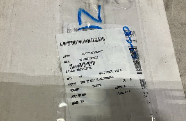 Nonskid Metallic Tread 10867274 NSN 2510-00-168-2226 - photo 3