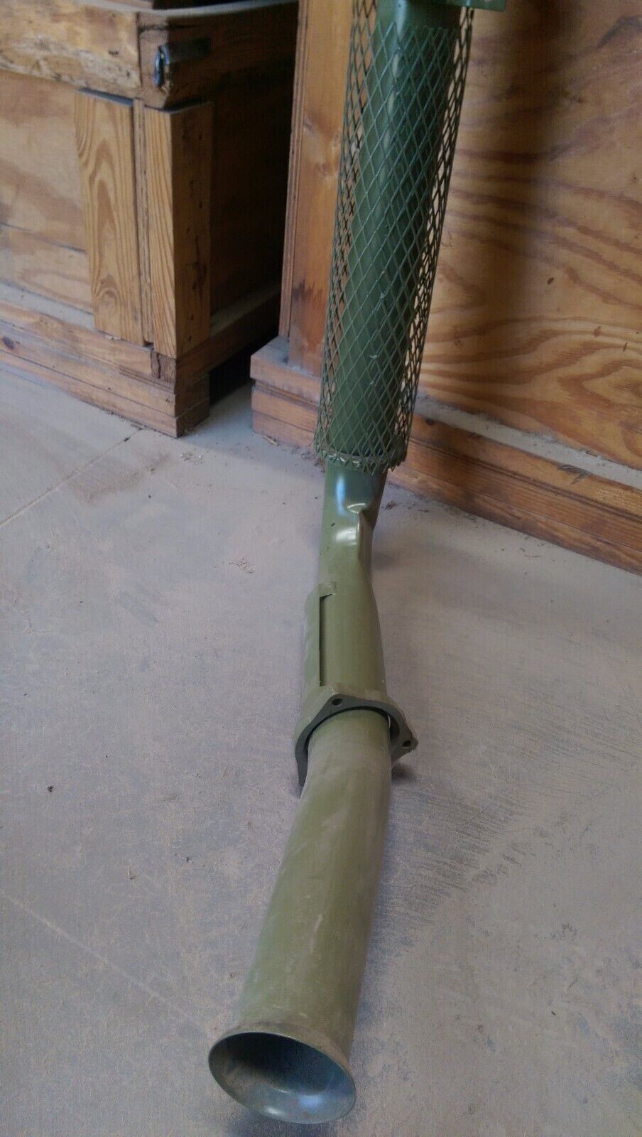 Army Green Deep Water Fording Exhaust Pipe Kit with Mounting Bracket for HMMWV