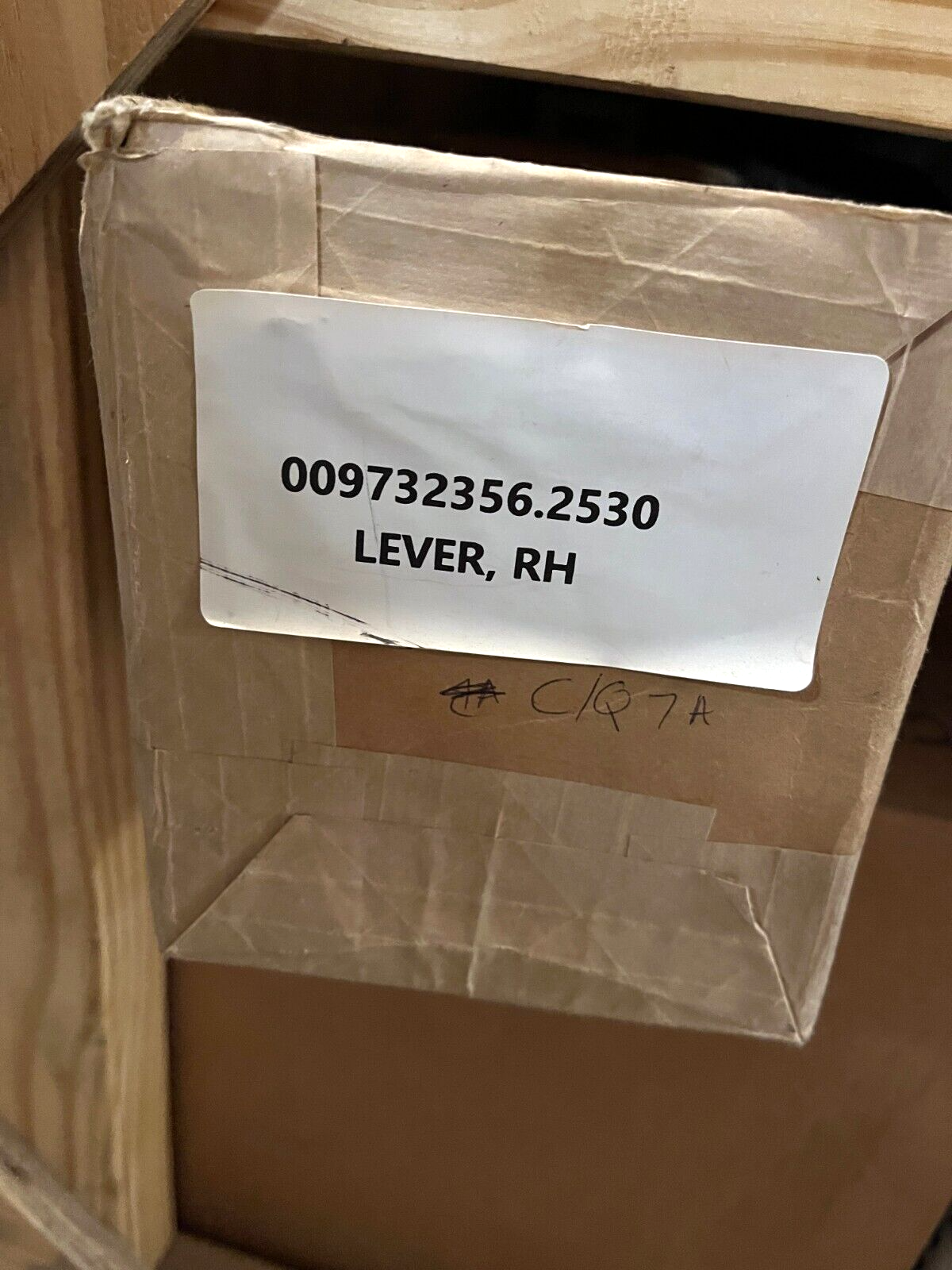 M105A3 CARGO TRAILER 8733912 RIGHT HAND BRAKE CLUTCH LEVER 2530-00-973-2356