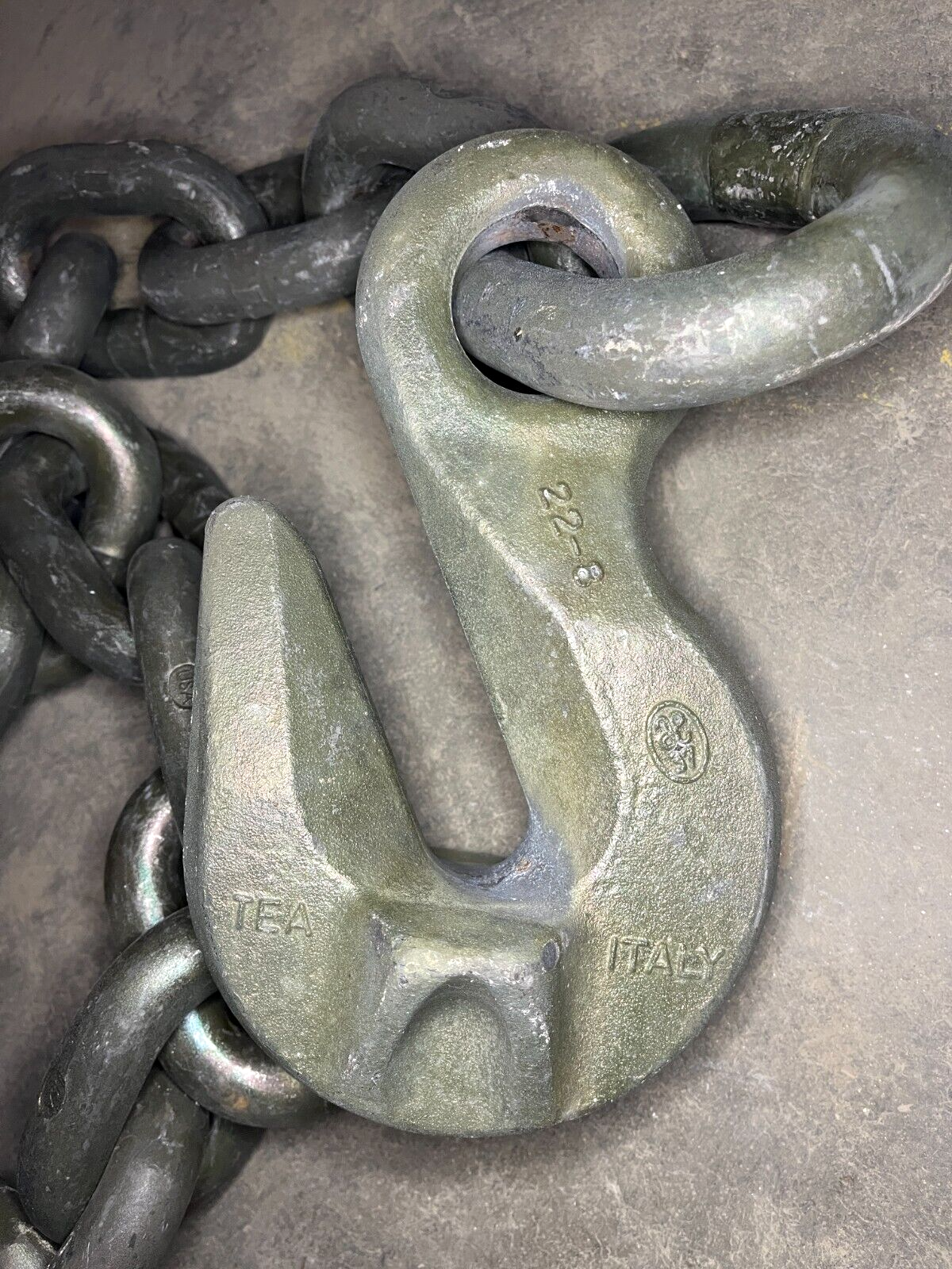 USA MADE 14.5' SINGLE LEG CHAIN ASSEMBLY FOR FMTV 12421485 4010-01-455-5630