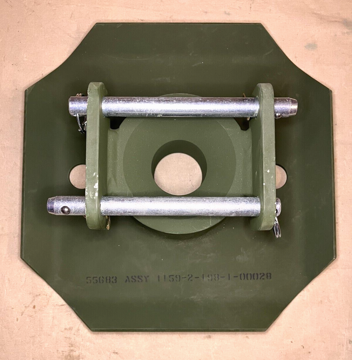 HEMTT, XM977 TRUCK 1159-2-198-00028 JACK-SUPPORT SHOE 1442270 2590-01-184-1902