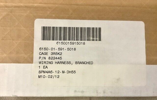 MRAP MATV 822445 PRESSURE SWITCH, WIRING HARNESS ASSY 6150-01-591-5018