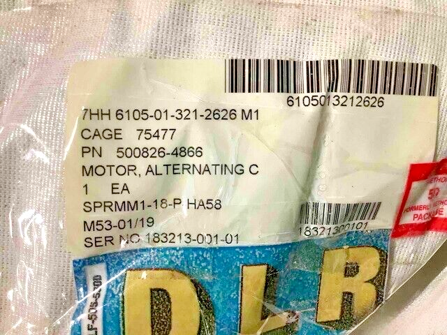 NEW BALDOR RELIANCE IEEE 45 MARINE AC MOTOR 7.5HP 500826-4866 6105-01-321-2626