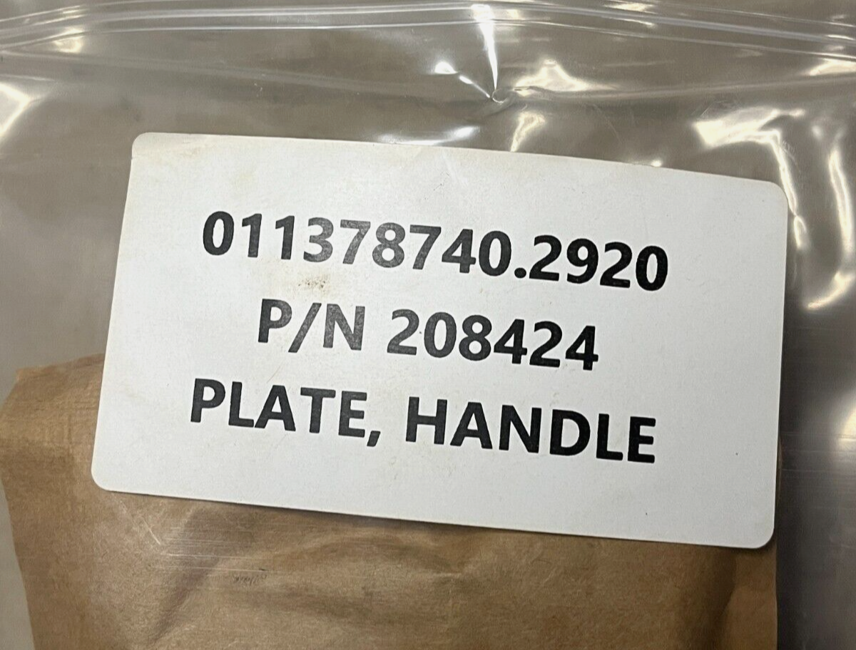 SAFEGUARD CLASS ARS, PC CLASS PATROL BOATS 208424 HANDLE PLATE 2920-01-137-8740