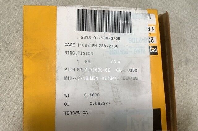 GENUINE CAT 2382706 PISTON RING FMTV, 10 TON MRAP COUGAR M-ATV 2815-01-568-2705