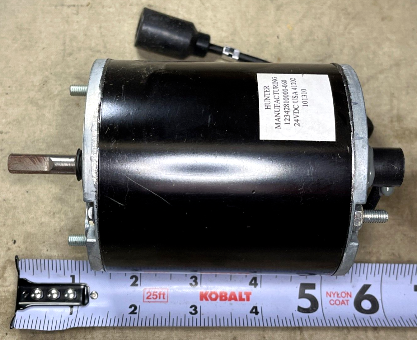 M998 HMMWV HUNTER 12342810000-060 24V HEATER DIRECT CURRENT MOTOR 6105005129225