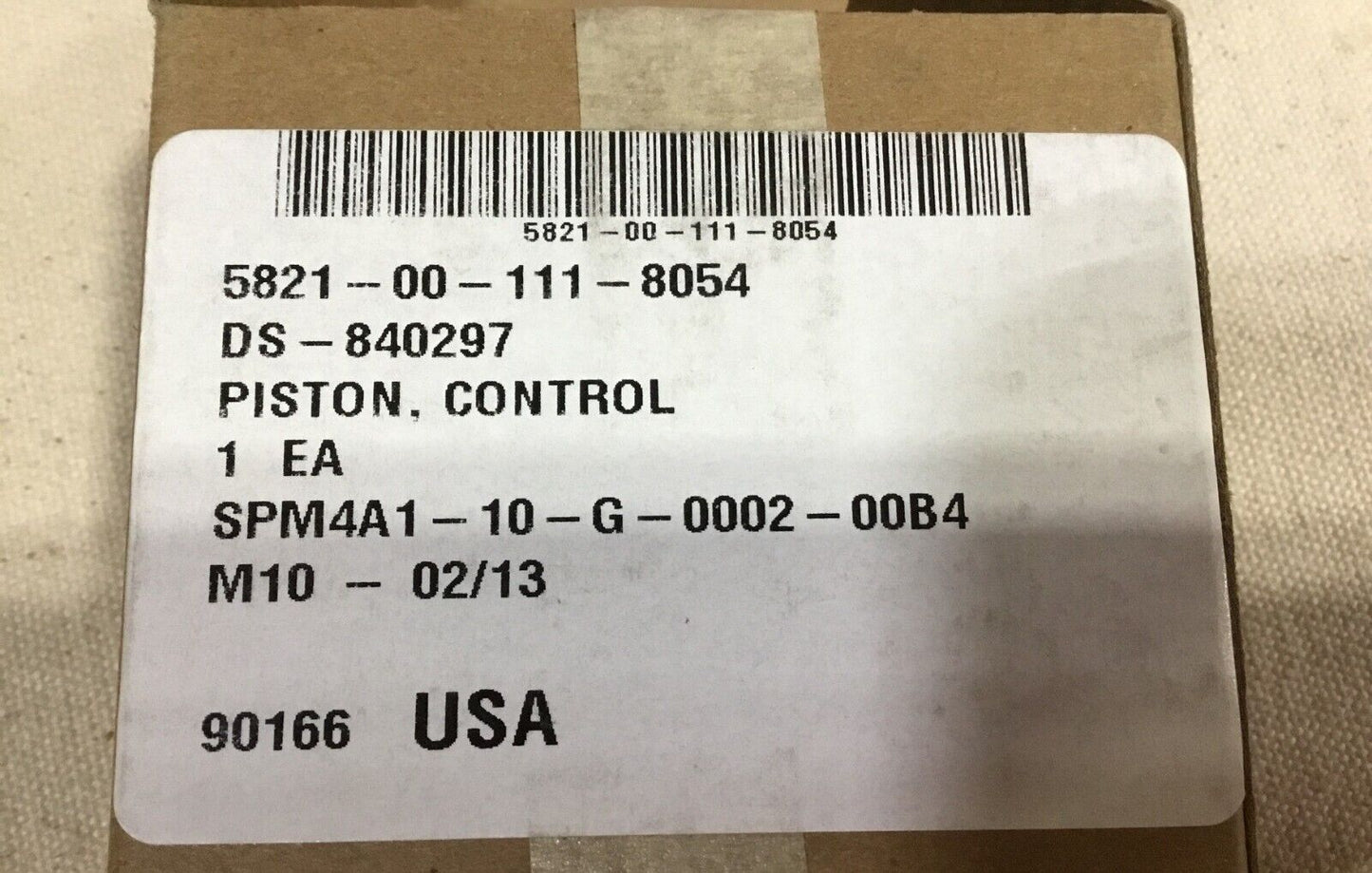 MILITARY EATON AEROSPACE 840297 CONTROL PUMP PISTON ASSEMBLY 5821-00-111-8054