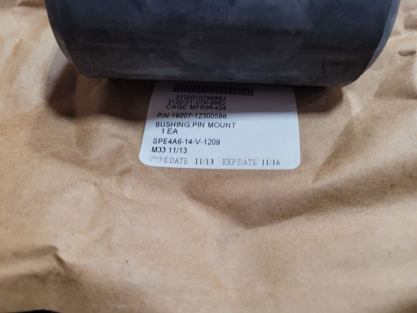 US MILITARY 12300588 BUSHING KT PIN MOUN FIFTH WHEEL ASSY 3120-01-079-9882