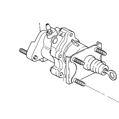 2530-01-179-7590 HMMWV BOSCH OEM HYDRAULIC BRAKE CYLINDER ASSEMBLY 0 204 022 590