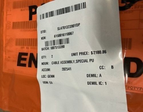 Cable Assy 12520206 NSN 6150-01-611-0067 - photo 8