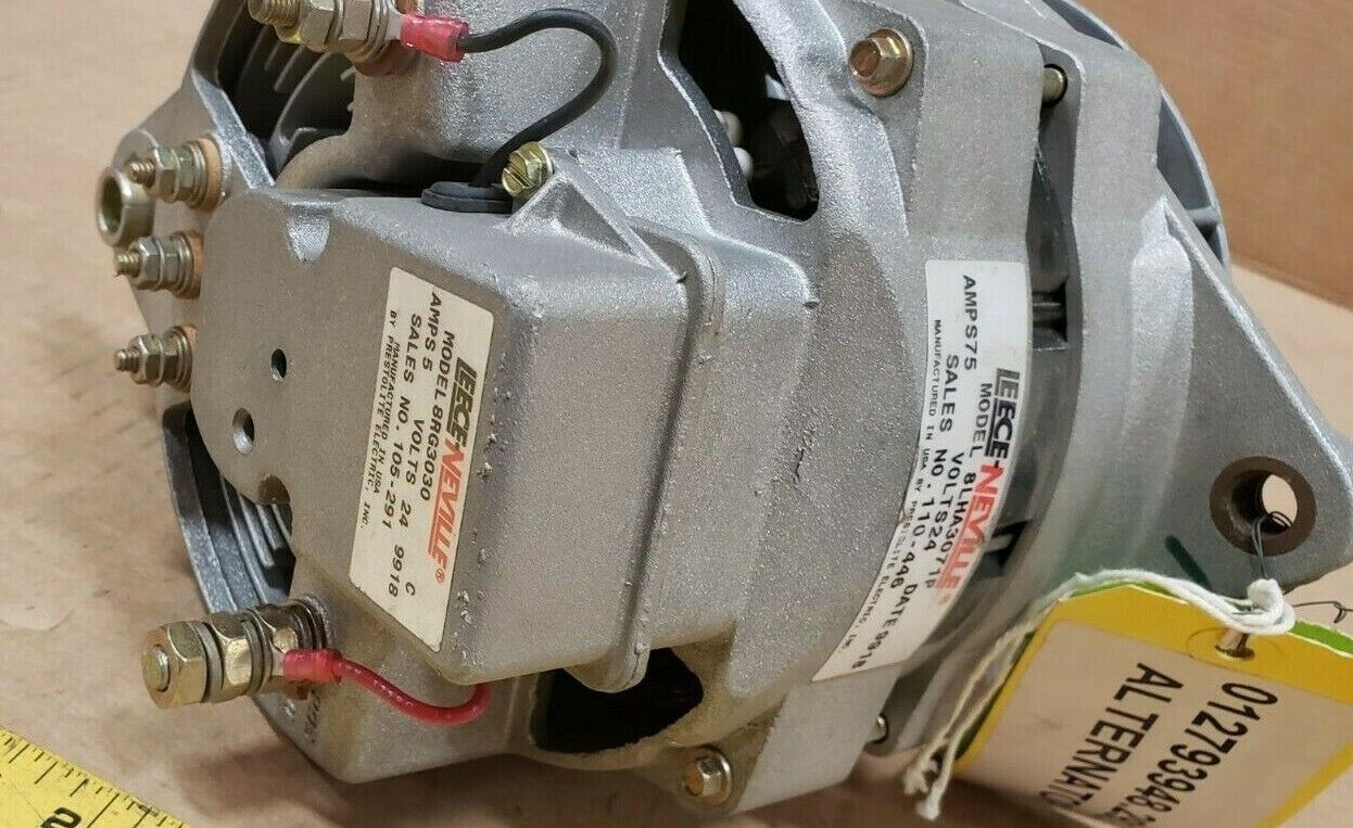 75A 24V GENUINE OEM Prestolite Leece Neville Alternator Generator 8LHA3071P