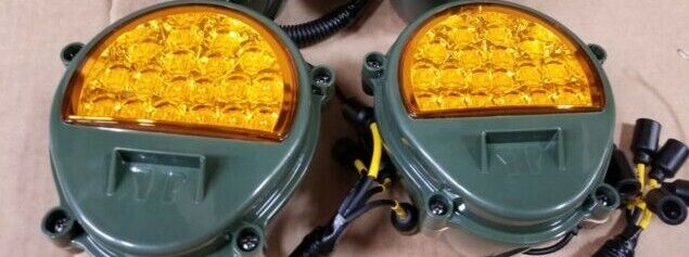NEW LED HMMWV TURN SIGNAL LIGHT AMBER SET M998 HUMVEE M35 5 Ton 2.5 Ton