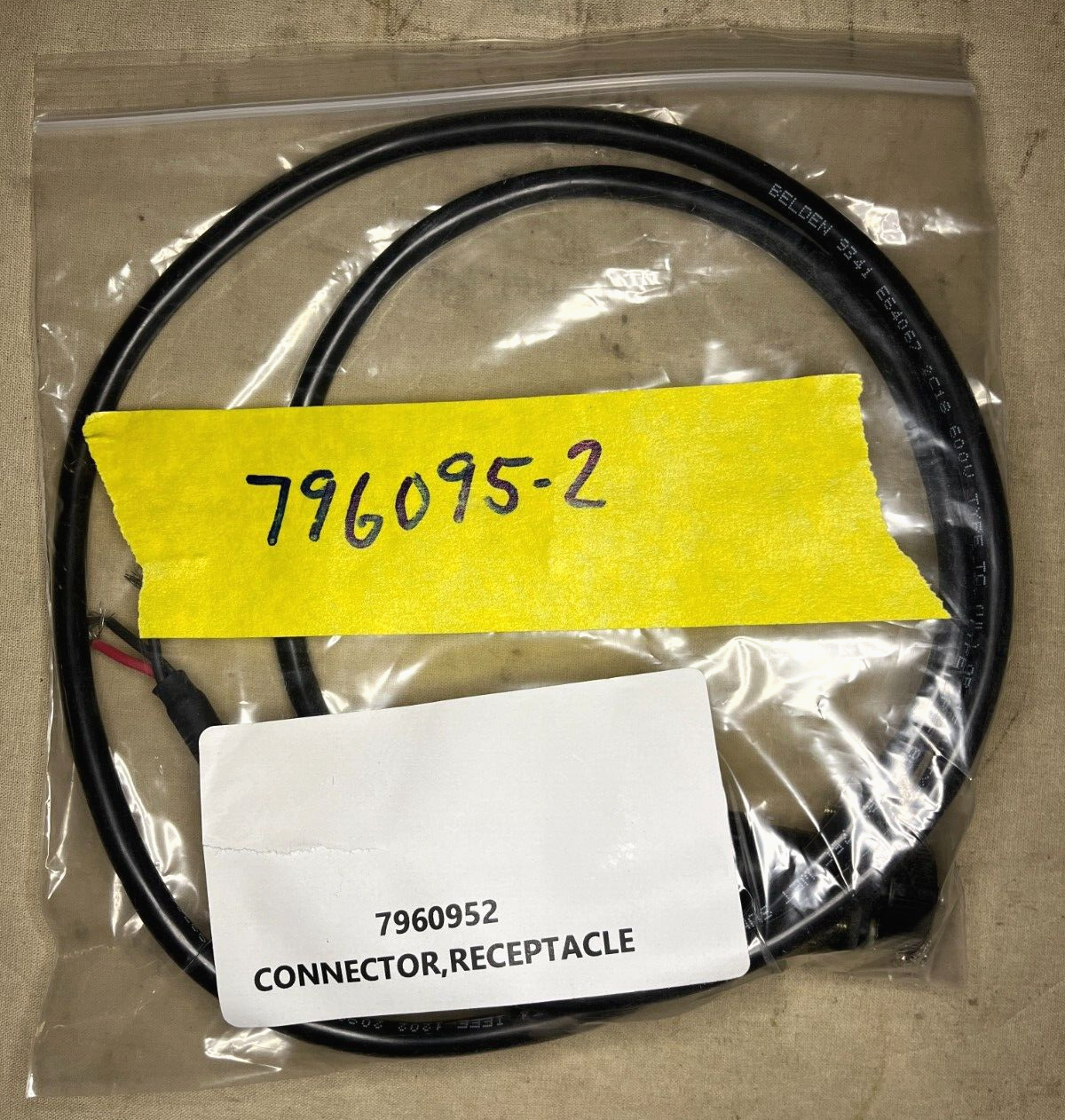 LCAC TEST SET E, RADAR 796095-2 ELECTRICAL RECEPTACLE CONNECTOR 5935-01-522-3612