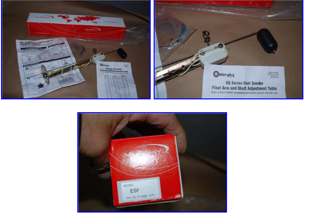 MURPHY ESF FUEL SENDER 1 WIRE TO GROUND 05-70-5668 NEW 6680-01-536-0839