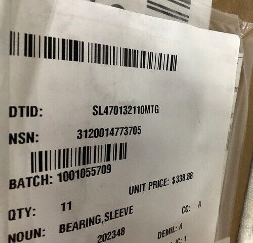 ALL-TERRAIN CRANE 9904105967 HEAVY DUTY SLEEVE BEARING 3120-01-477-3705 USA