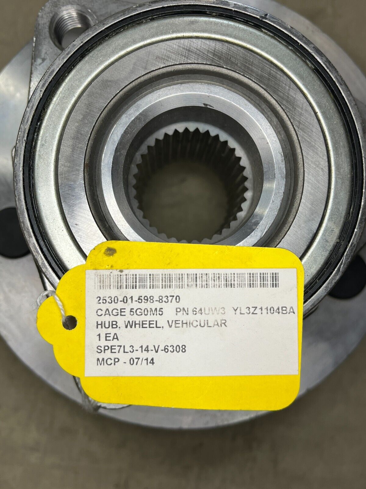 M1161 M1163 GROWLER ITV-LSV TRUCK 55000911 WHEEL HUB/W BEARING 2530-01-598-8370