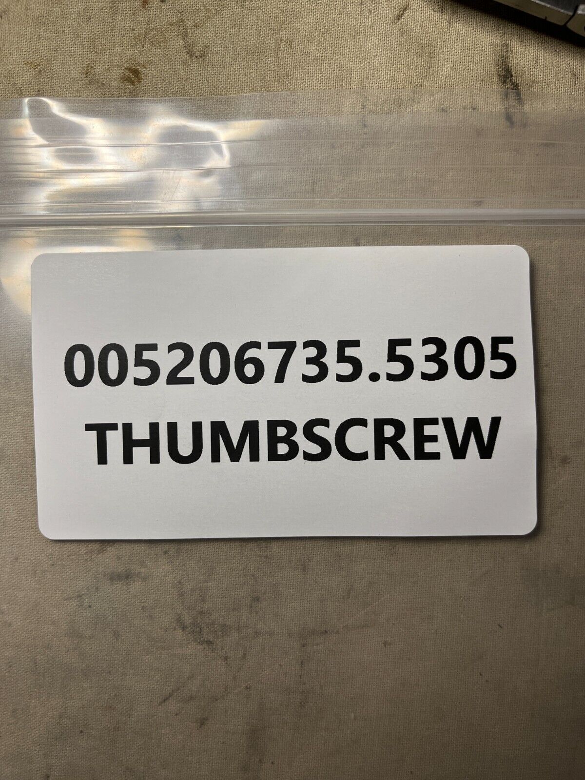 USGI MILITARY THUMBSCREW 5206735 5305005206735 5305-00-520-6735 NOS