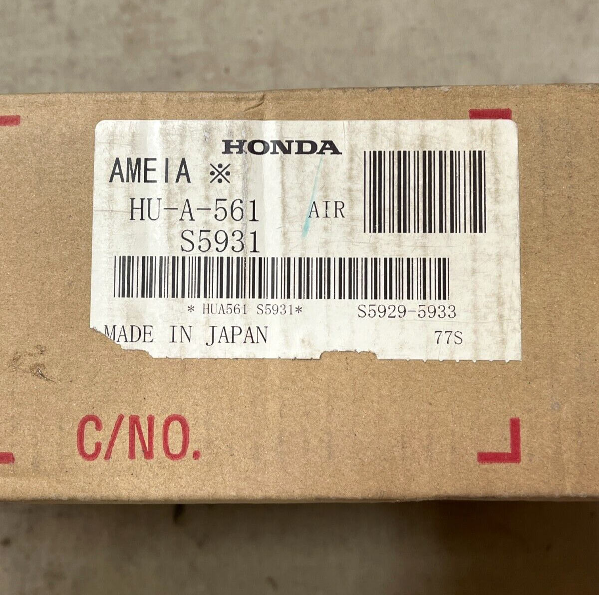 OEM HONDA STERN BRACKET E2-ZY3 L CLAMP HU-A-561 S5931 S5929-5933 50301-ZY3-030ZA
