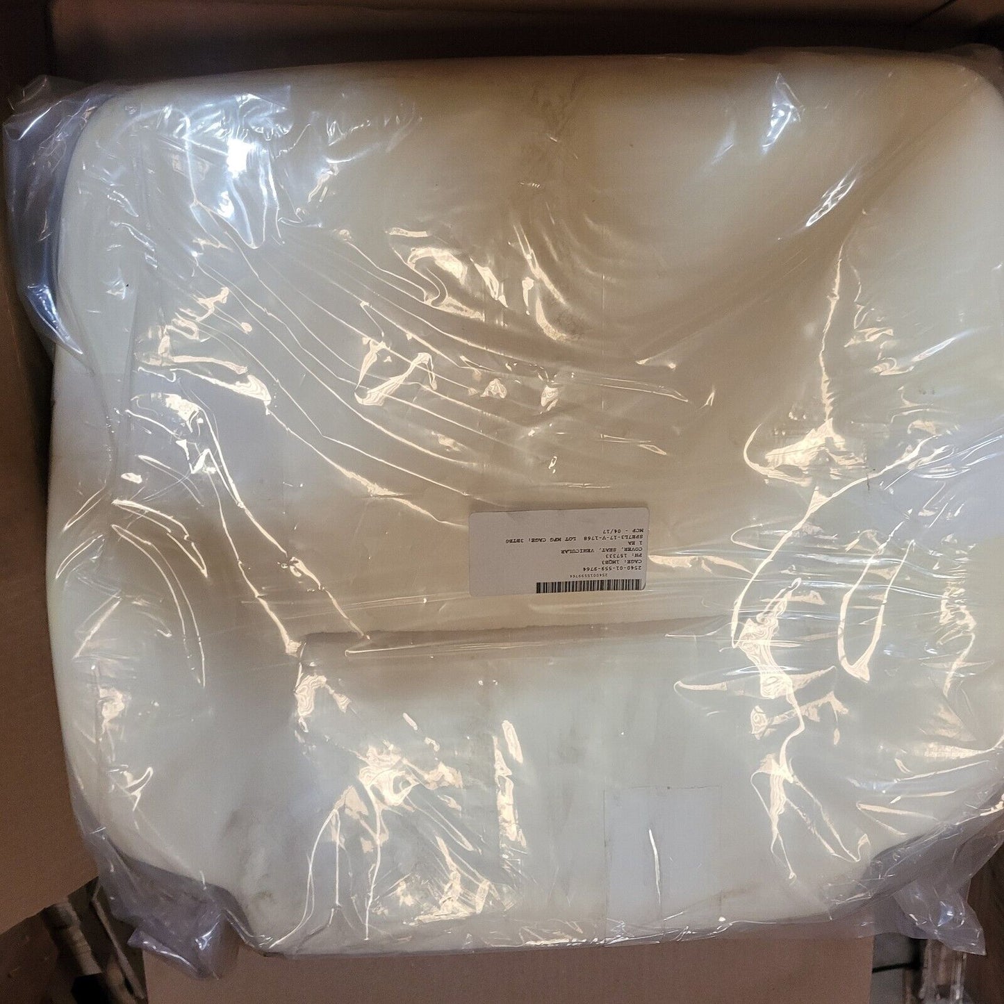 UNIT 7 TOWED 157333 VEHICULAR SEAT COVER BOTTOM SEAT FOAM MILITARY SEAT BOTTOM