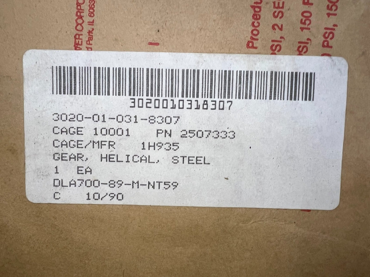 Helical Gear 2507333 NSN 3020-01-031-8307 - photo 5