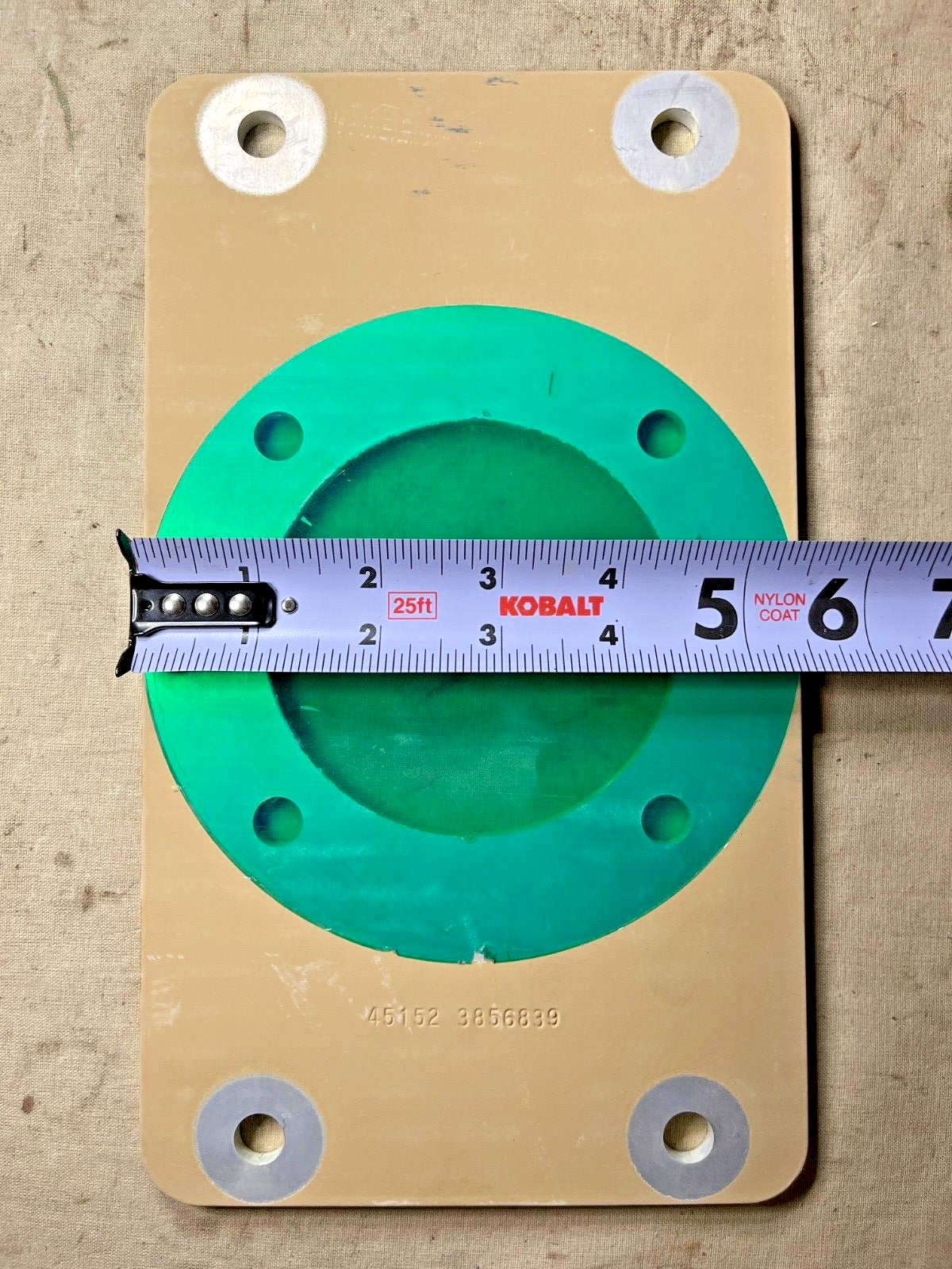 MRAP-MATV 3856839 ANTENNA MOUNTING SUPPORT BASE, PLATE 5985-01-583-8619 NOS