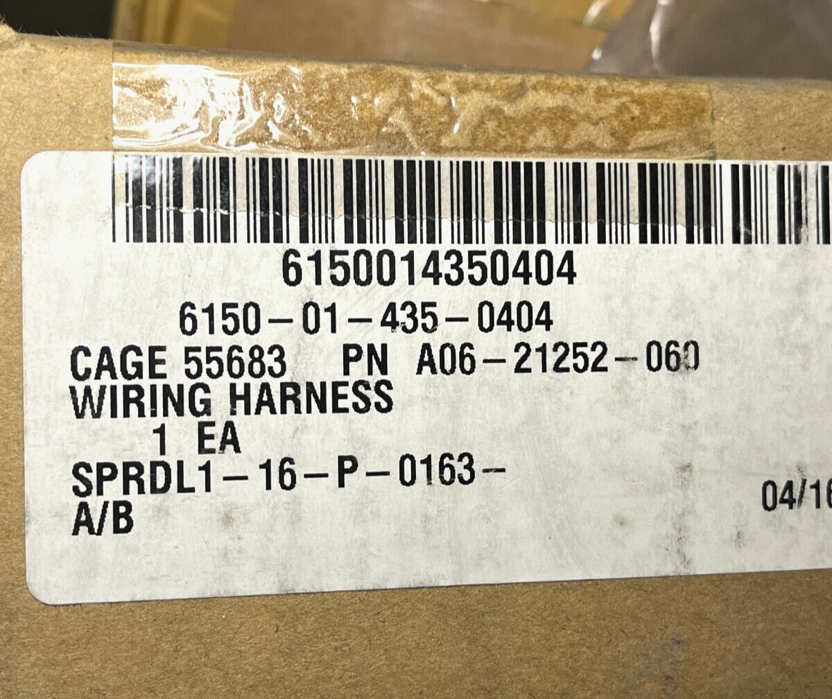 M916A2, M916A, M1062 14-20T VEHICLE WIRING HARNESS A0621252060 6150-01-435-0404