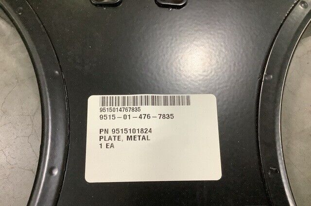 MELTON SALES & SERVICE METAL PLATE 9515101824 9515-01-476-7835 9515014767835