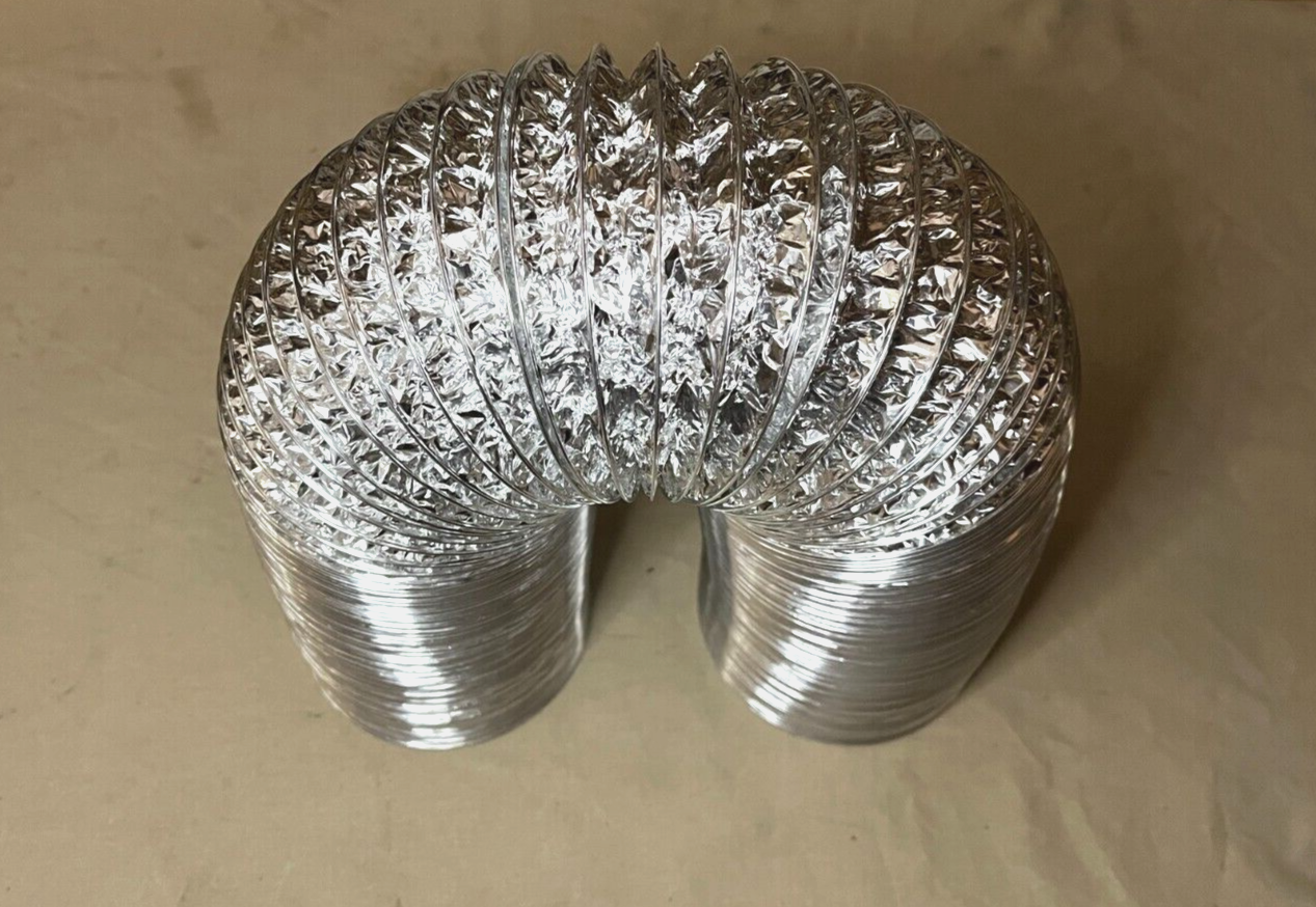 25FT EASY-STORE COMPRESSIBLE ACCORDION STYLE ALUMINUM AIR DUCT TUBING 4720DSHO