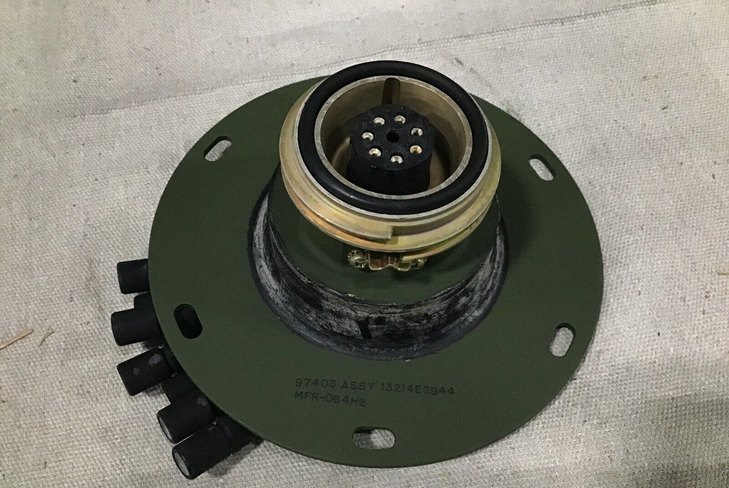 M9 ARMORED COMBAT EARTHMOVER 13214E2944 BASE HEADLIGHT MOUNTING 2590-01-189-6404
